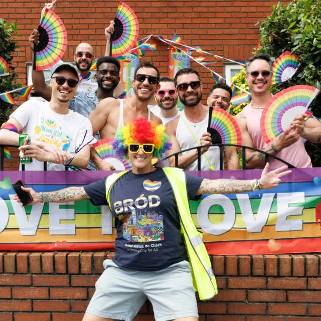 Large crowds turn out for today’s Dublin Pride Parade as Dublin City Council supports a vibrant day of celebration as main sponsor of Pride 2026. #pride