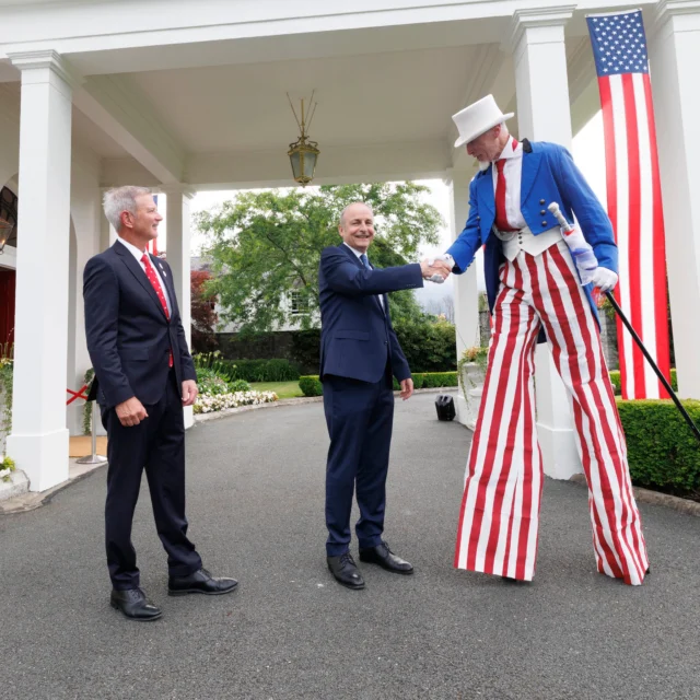 U.S. Ambassador to Ireland Edward S. Walsh hosted a major celebration of America’s 250th Independence Day at Deerfield, the official residence of the U.S. Ambassador in Phoenix Park #4thjuly